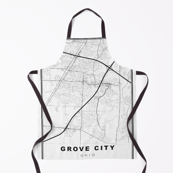 Item preview, Grove City Map designed and sold by Tamas Das.