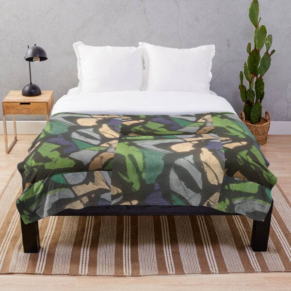 Highway to gold Throw Blanket