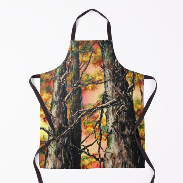 Item preview, Cedar Trees in Fall Painting designed and sold by Hanna Fox.