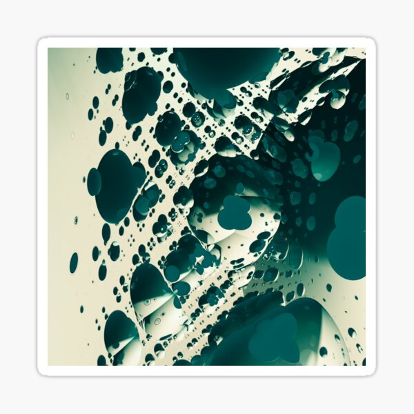 Abstract fractal Sticker