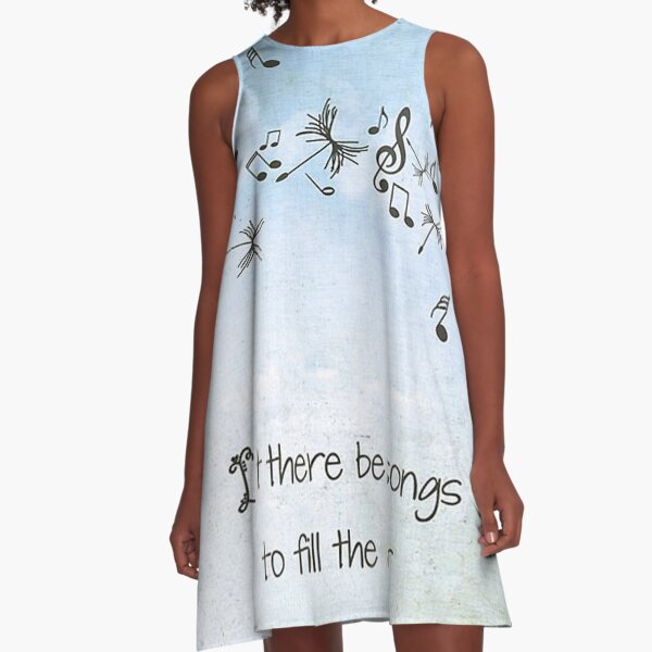 Grateful Dead - Let Their Be Songs to Fill the Air A-Line Dress