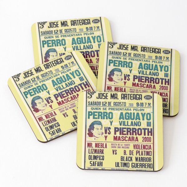 Item preview, Vintage Lucha Libre Promo Bill Featuring Perro Agauyo designed and sold by robinhoodcomic.