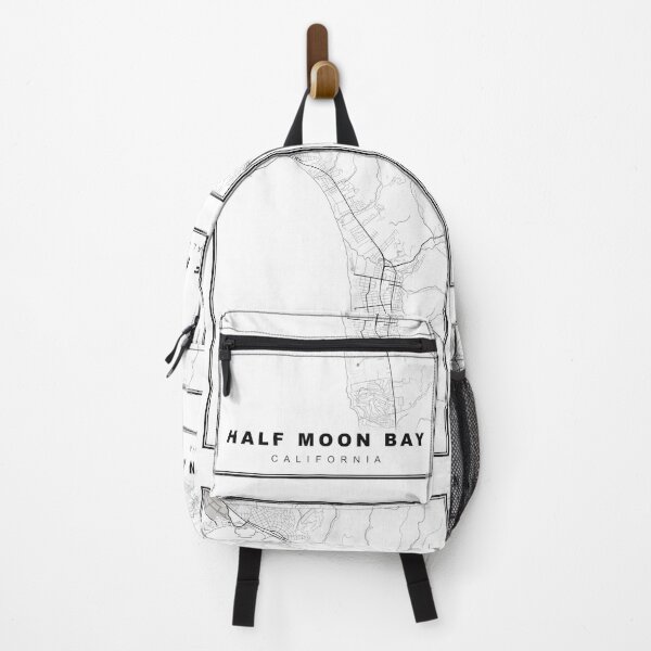 Item preview, Half Moon Bay Map designed and sold by Tamas Das.