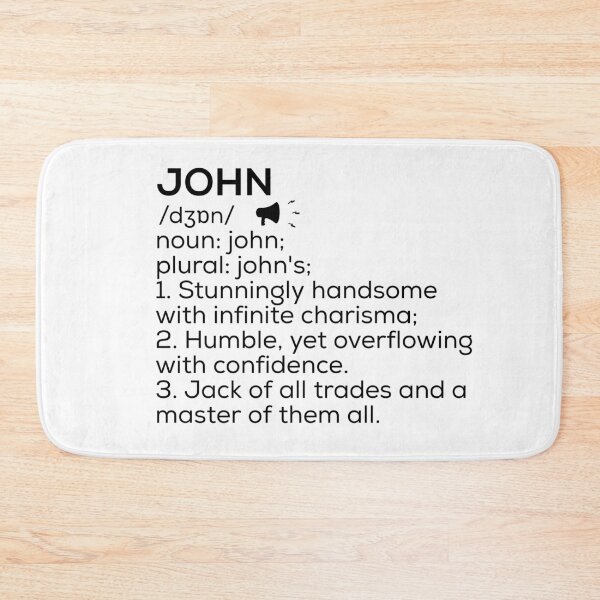 Item preview, John Definition designed and sold by Teelogic.