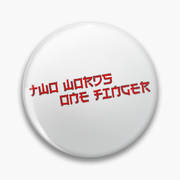 Item preview, JDM Two Words One Finger designed and sold by LastLineinBlue.