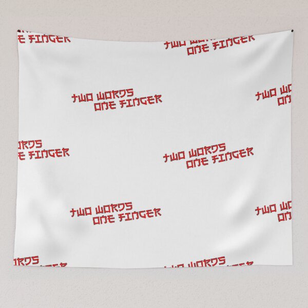 Item preview, JDM Two Words One Finger designed and sold by LastLineinBlue.