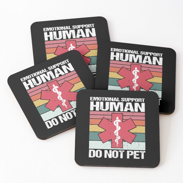 Item preview, Emotional Support Human Do Not Pet T-shirt designed and sold by cucai721.