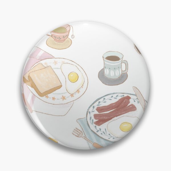 Item preview, Simple pastel breakfast illustration designed and sold by kraftykeichan.