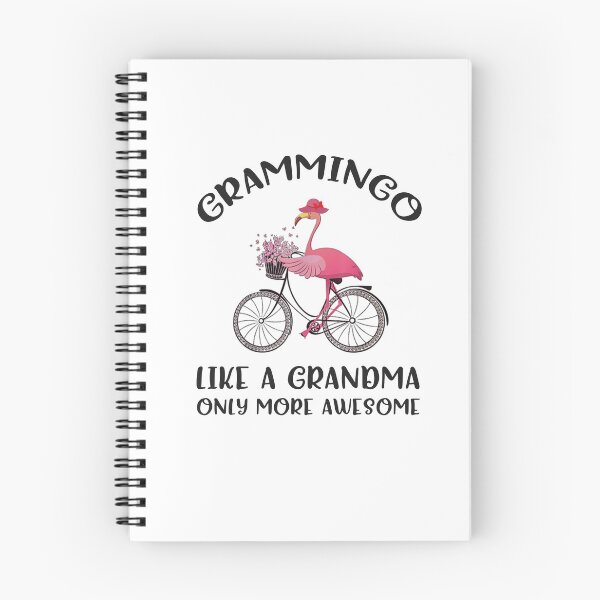 Item preview, Pink Flamingo Riding The Bycicle Like A Grandma Grammingo Cute designed and sold by cucai721.