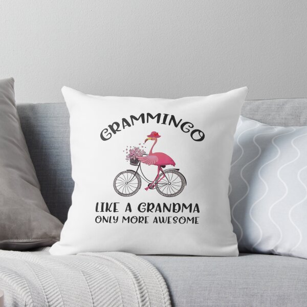 Item preview, Pink Flamingo Riding The Bycicle Like A Grandma Grammingo Cute designed and sold by cucai721.