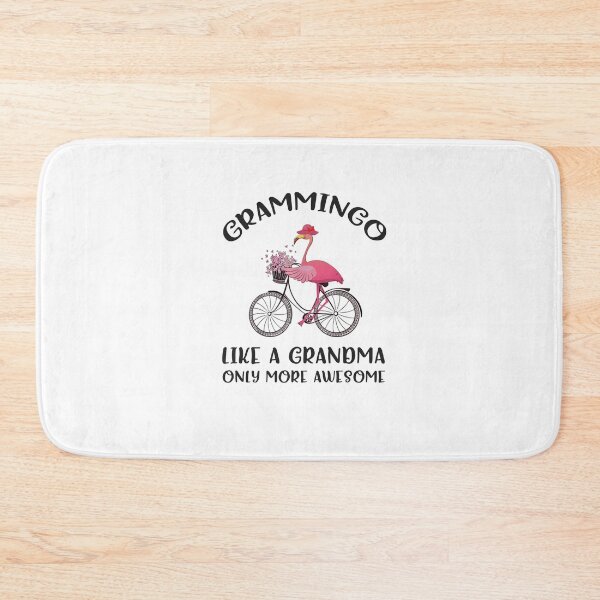 Item preview, Pink Flamingo Riding The Bycicle Like A Grandma Grammingo Cute designed and sold by cucai721.