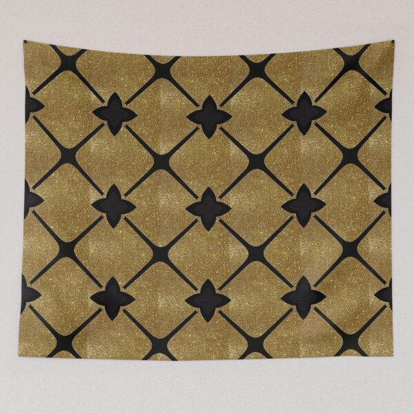 Item preview, Golden Geometric Textured Pattern  designed and sold by vortexatelier.