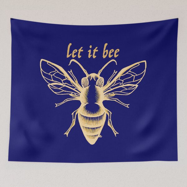 Item preview, Golden Honey Bee - Let It Bee designed and sold by The White Bat.