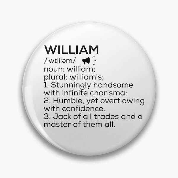 Item preview, William Definition designed and sold by Teelogic.