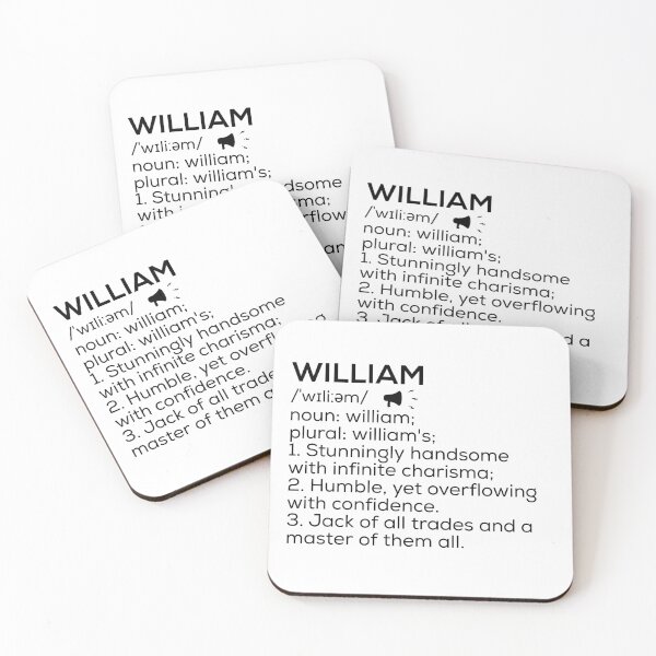 Item preview, William Definition designed and sold by Teelogic.