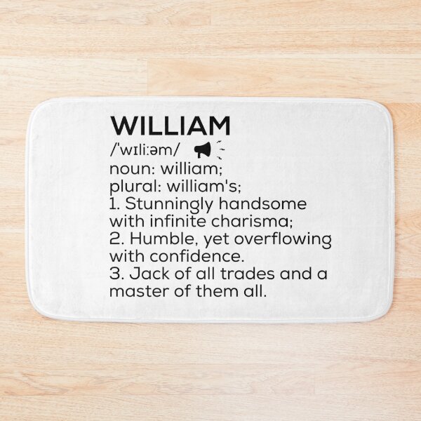 Item preview, William Definition designed and sold by Teelogic.