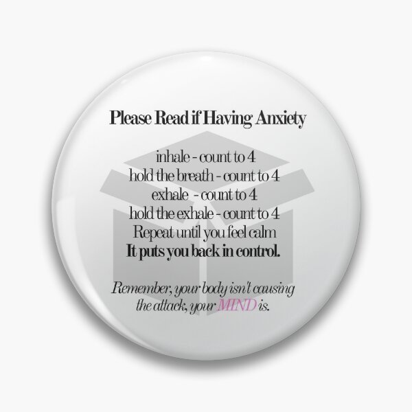 Item preview, Anxiety Attack Support - Box Breathing Helps designed and sold by IAmWomanstore.