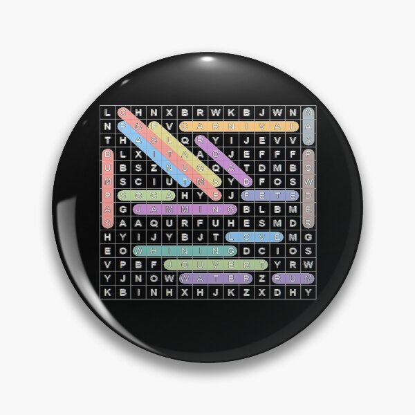 Item preview, Soca Music Culture Word Search Puzzle | White Print designed and sold by Soca-Mode.