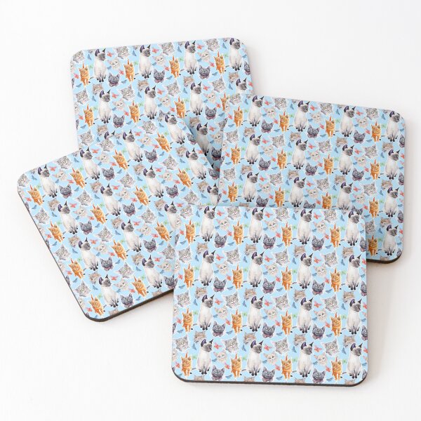 Item preview, Watercolor paternal cats designed and sold by Astralia.