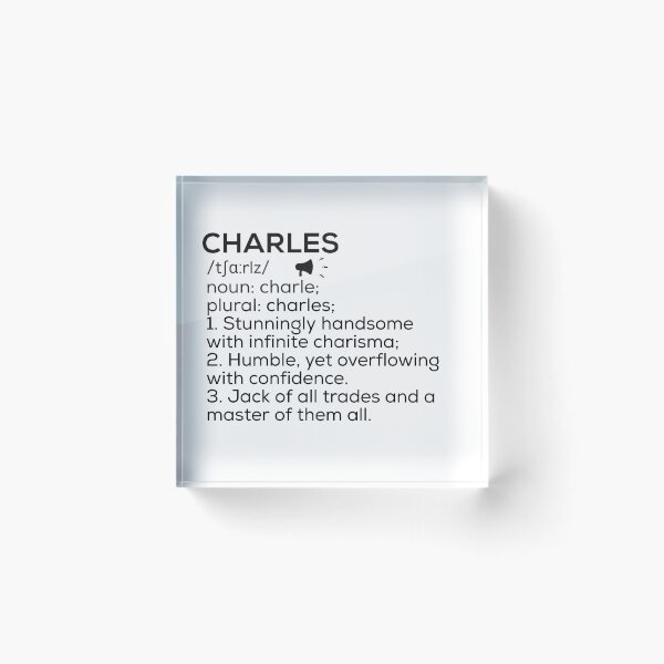 Item preview, Charles Definition designed and sold by Teelogic.