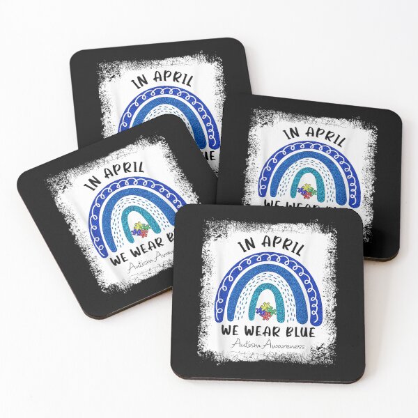 Item preview, Autism Rainbow In April We Wear Blue Autism Awareness Month designed and sold by birdmorrison.