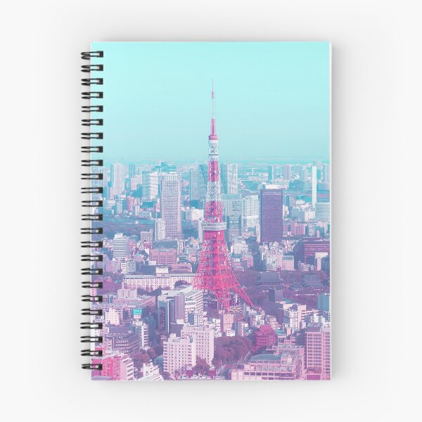 Item preview, Tokyo Tower Citypop Aesthetic Pink and Blue 90s Vaporwave Photography y2k designed and sold by TokyoLuv.