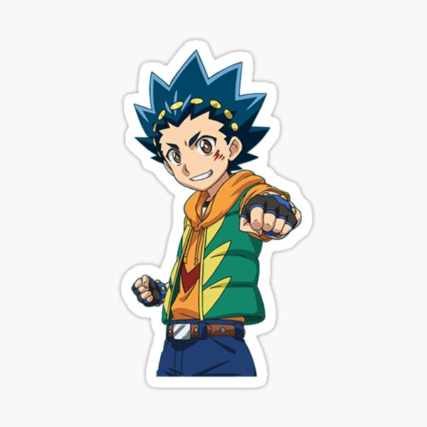 Valt Aoi Beyblade Burst QuadStrike  Sticker for Sale by