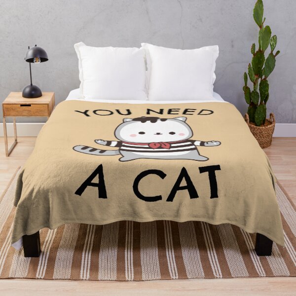 Item preview, You Need A Cat - Mime Cat designed and sold by Masayakana.