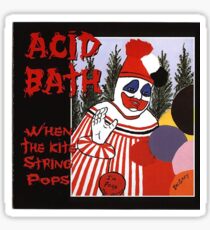 acid bath Sticker