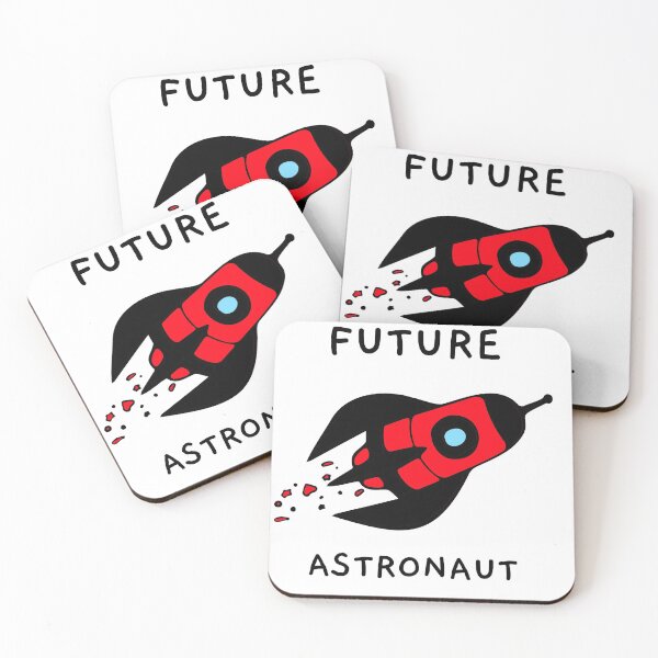Item preview, Future Astronaut Red Rocket-ship Kids Design designed and sold by boopsblunt.