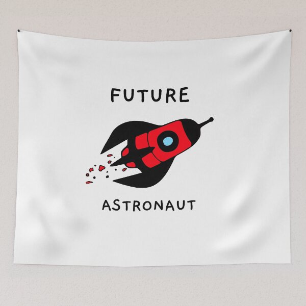 Item preview, Future Astronaut Red Rocket-ship Kids Design designed and sold by boopsblunt.