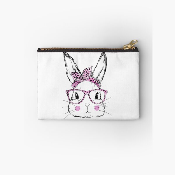 Item preview, Cute Bunny Face Shirt Leopard Print Glasses EASTER designed and sold by BrucesAlexander.