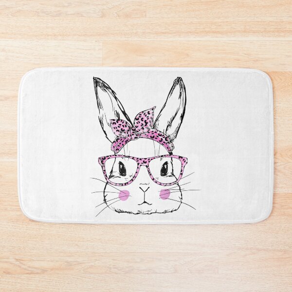 Item preview, Cute Bunny Face Shirt Leopard Print Glasses EASTER designed and sold by BrucesAlexander.