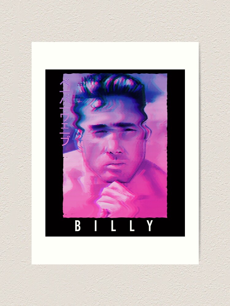 “Vaporwave Billy Gachimuchi Herrington” Art Print by Tylernotcreator