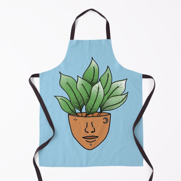 Item preview, PlantLover, Dumb Cane Plant Person With Face Tattoos, Blue designed and sold by 10pmCreations.
