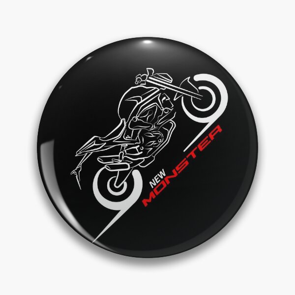 Item preview, New Monster Bike, Naked Bike series on Black for the Real Biker designed and sold by etoide.