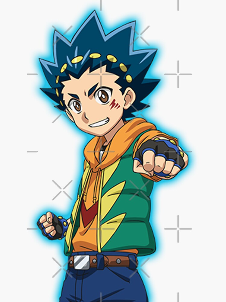 Valt Aoi Beyblade Burst QuadStrike  Sticker for Sale by