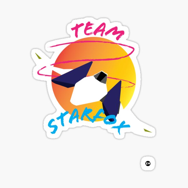 Retro StarFox Sticker