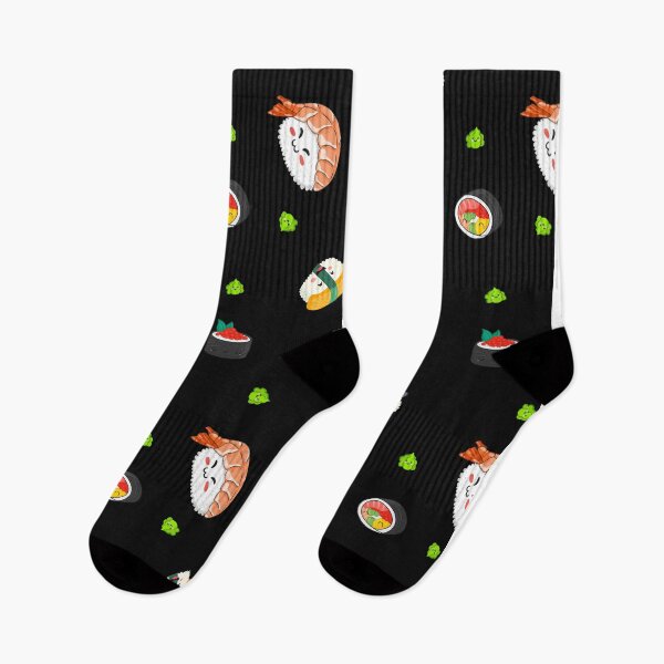 Aperçu de l'œuvre Kawaii Sushi Wasabi Toss créée et vendue par Sarah Medeiros.