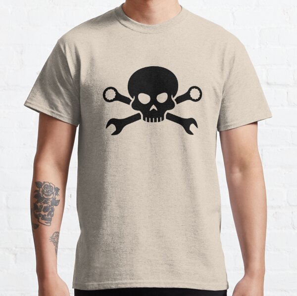 Skull 'n' Tools - Screw Pirate 1 (black) Classic T-Shirt
