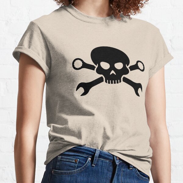 Skull 'n' Tools - Screw Pirate 1 (black) Classic T-Shirt