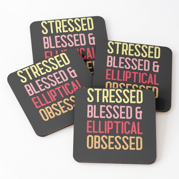 Item preview, Stressed Blessed & Elliptical Obsessed designed and sold by EricJP.
