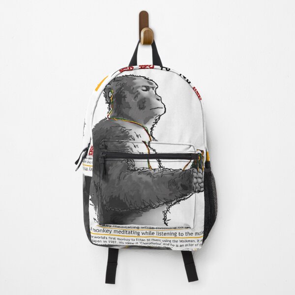 Item preview, A monkey meditating while listening to the music. designed and sold by DAEWI PARK.