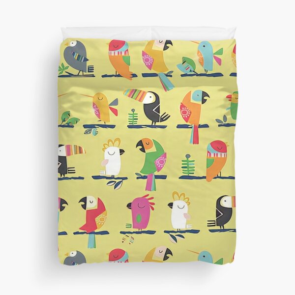 Everybirdy Pattern Duvet Cover