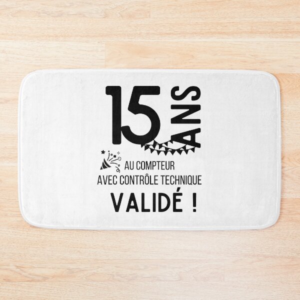 Item preview, 15 years on the clock with validated technical control humor gift for birthday designed and sold by TeeJfm.