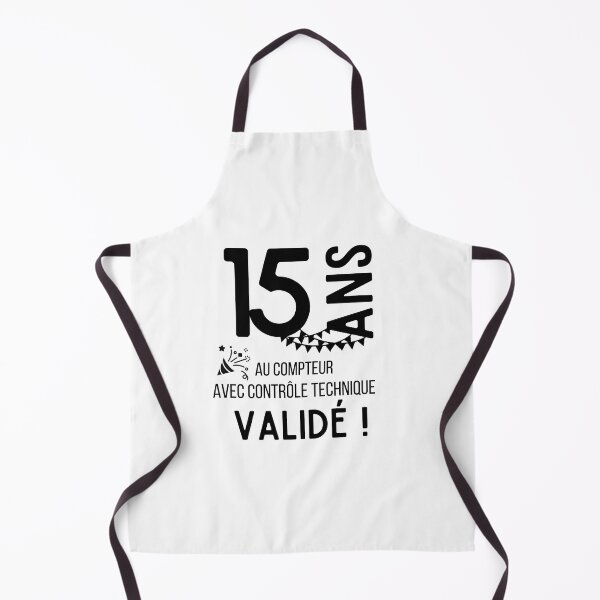 Item preview, 15 years on the clock with validated technical control humor gift for birthday designed and sold by TeeJfm.