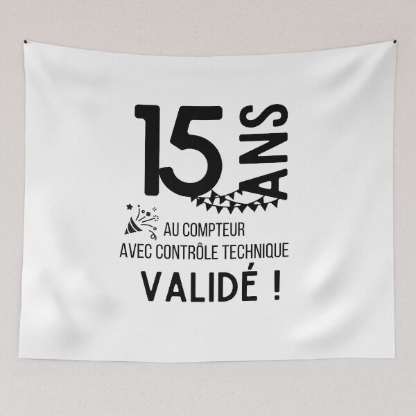 Item preview, 15 years on the clock with validated technical control humor gift for birthday designed and sold by TeeJfm.