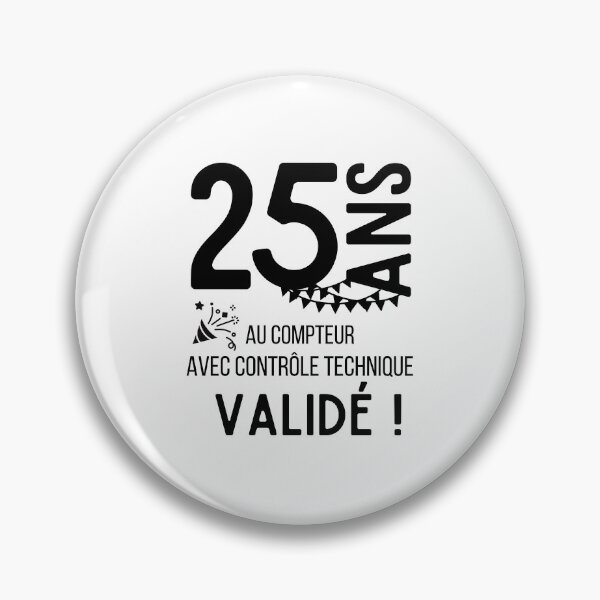 Item preview, 25 years on the clock with validated technical control humor gift for anniversary designed and sold by TeeJfm.