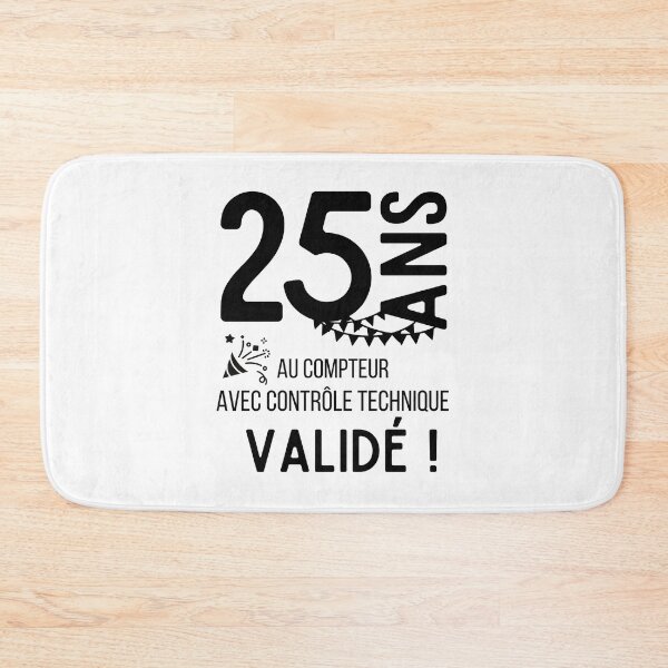 Item preview, 25 years on the clock with validated technical control humor gift for anniversary designed and sold by TeeJfm.