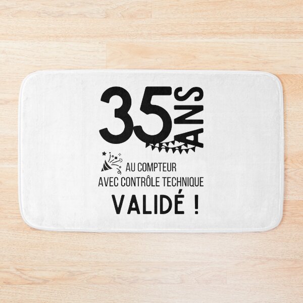 Item preview, 35 years old on the clock with validated technical control humor gift for birthday designed and sold by TeeJfm.